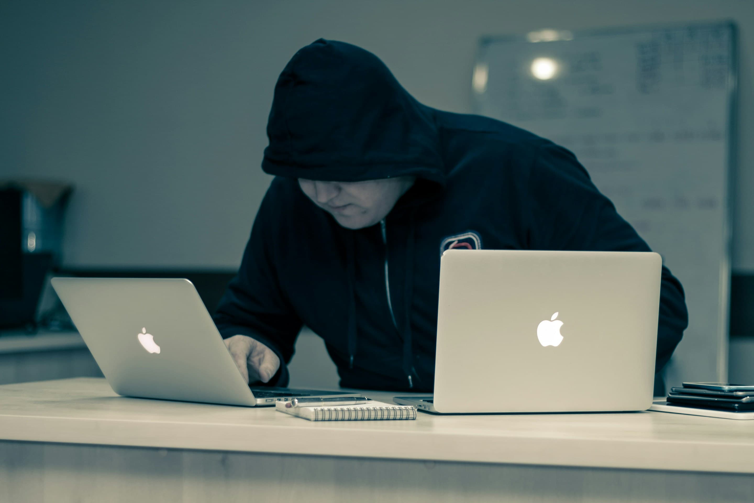 An employer reviewing work across multiple devices